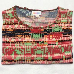 NWT LuLaRoe XXS Irma Tunic Aztec